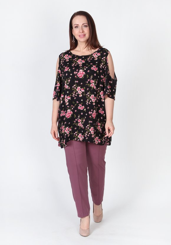 Туника Летний букет шир.  580, рис. 1