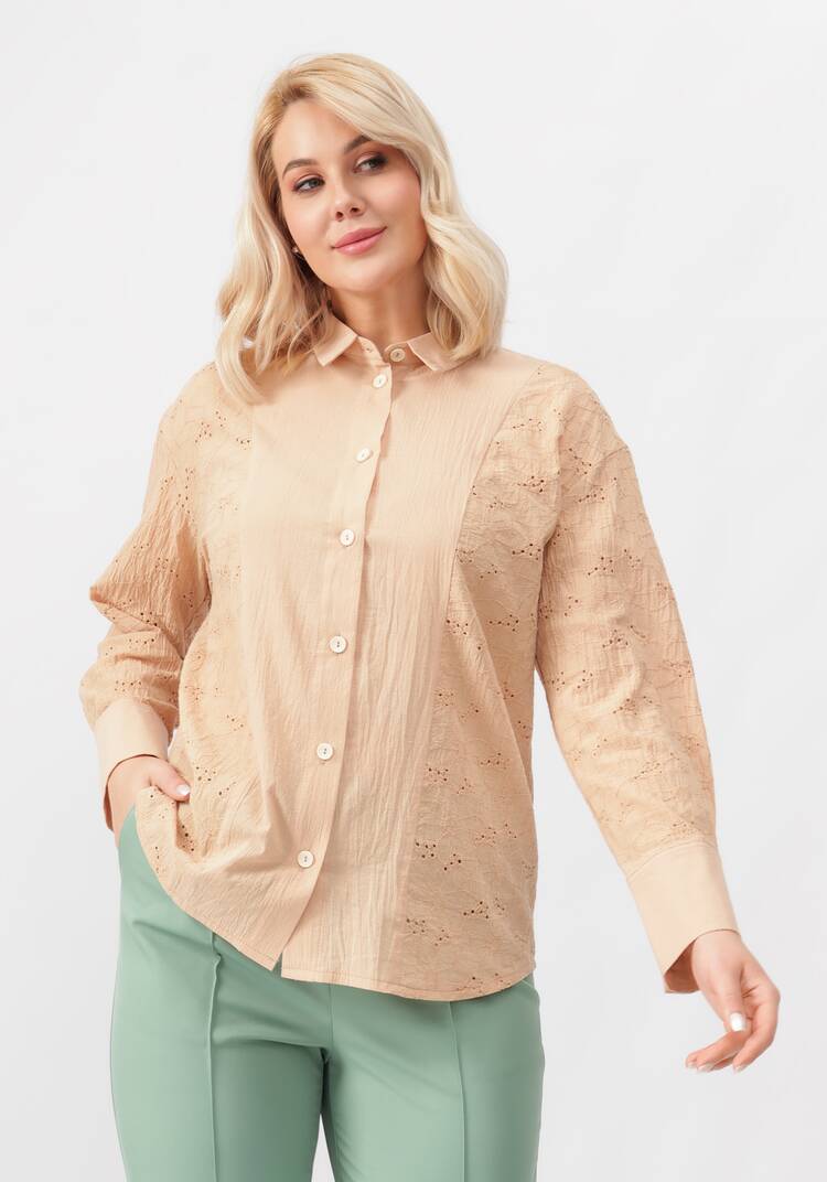 Рубашка со вставками из шитья шир.  750, рис. 14