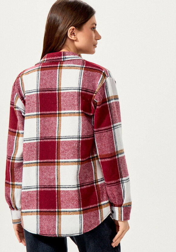 Рубашка в клетку с накладным карманом шир.  580, рис. 12