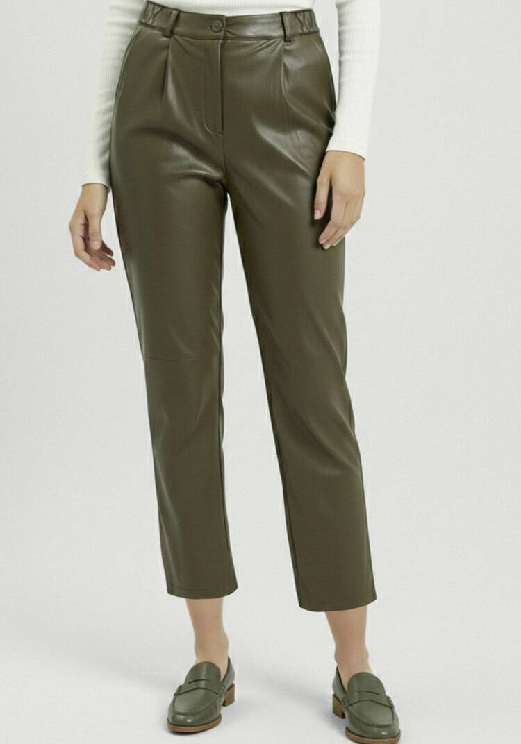 Брюки трикотажные с напылением под кожу шир.  750, рис. 12