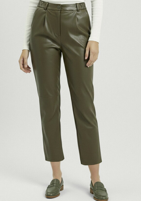 Брюки трикотажные с напылением под кожу шир.  580, рис. 12