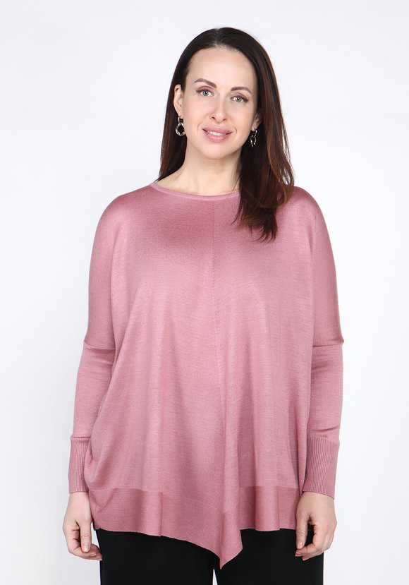 Туника тонкой вязки с ассиметричным низом шир.  580, рис. 2