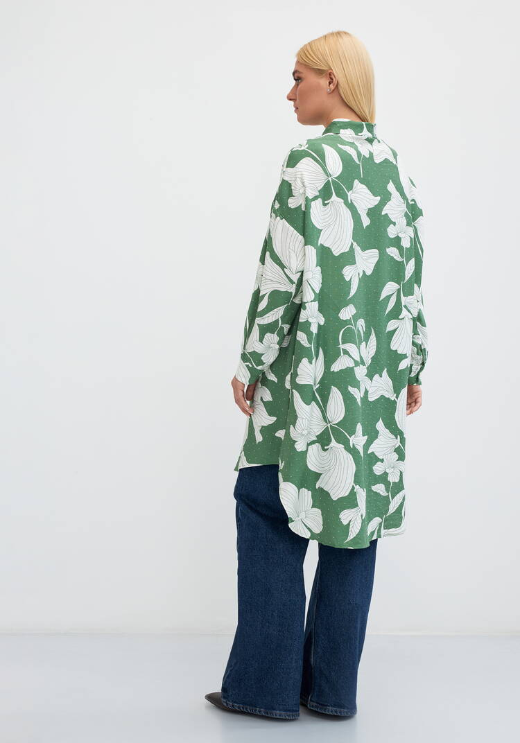 Туника с принтом на пуговицах Джейн шир.  750, рис. 15