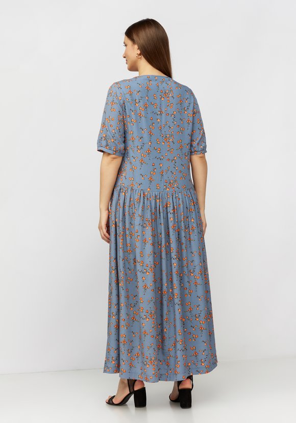 Платье женское с заниженной талией Лиана шир.  580, рис. 12