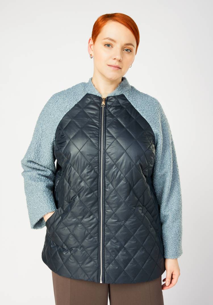 Куртка комбинированная на молнии шир.  750, рис. 5