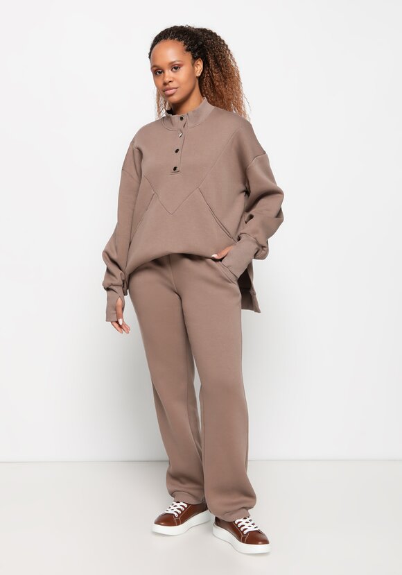 Брюки из футера с начесом шир.  580, рис. 7