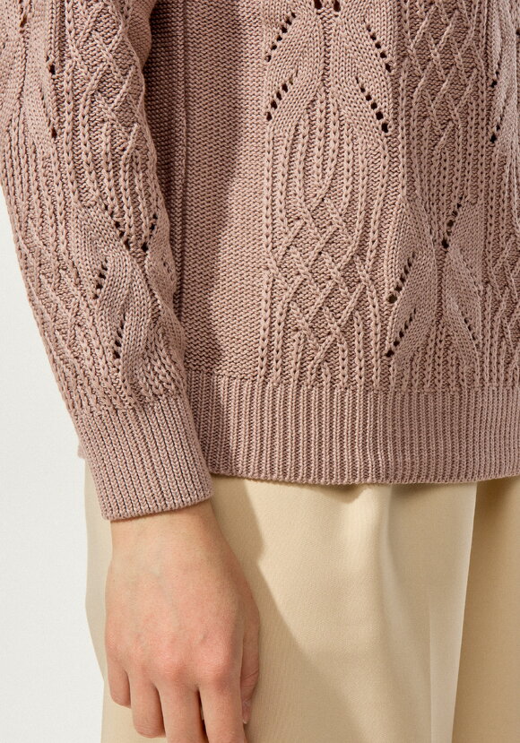 Джемпер ажурный на резинке шир.  580, рис. 21