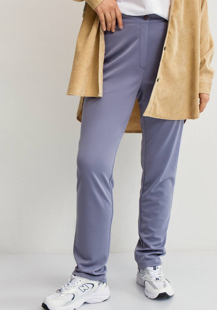 Брюки классические с карманами Белла шир.  750, рис. 16