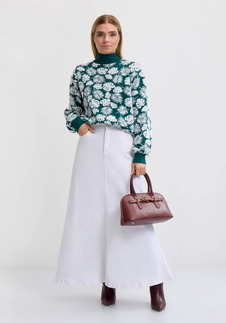 Туника пушистая с принтом шир.  750, рис. 42