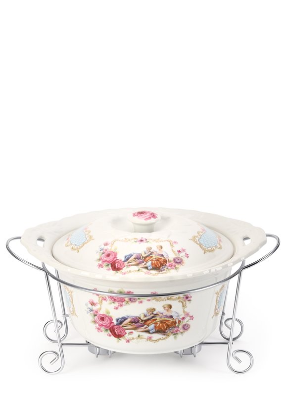 Мармит керамический с крышкой. шир.  580, рис. 1