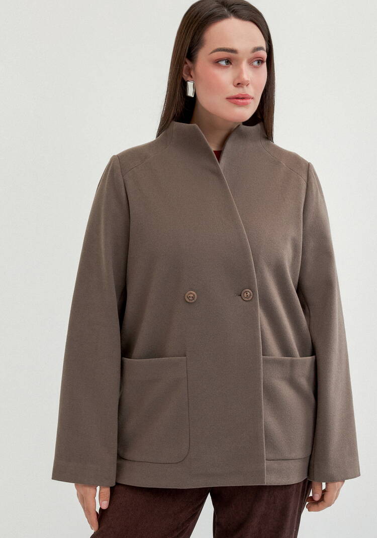 Пальто укороченное шир.  750, рис. 13