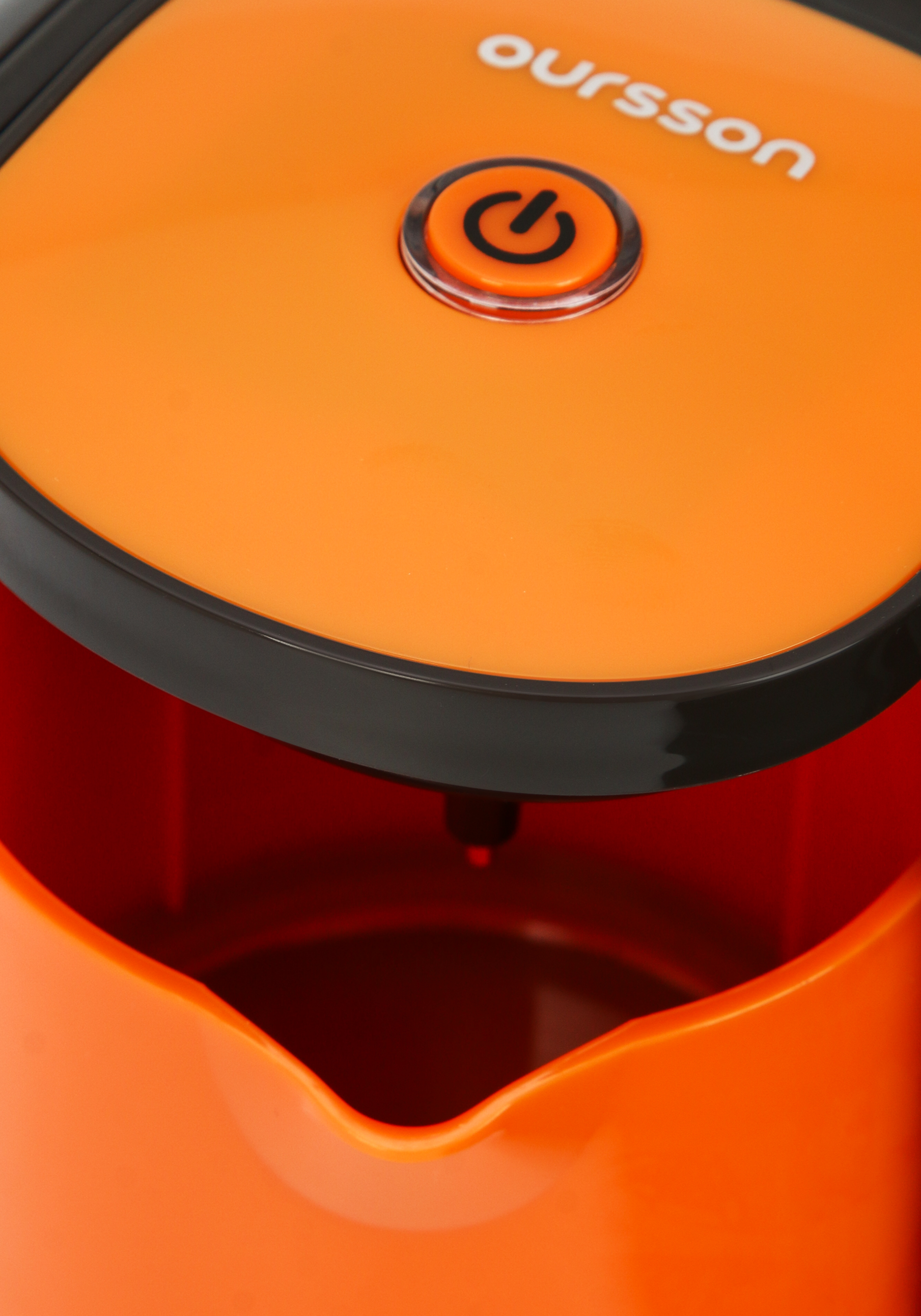 Кофеварка для кофе по-турецки Oursson, цвет оранжевый - фото 4