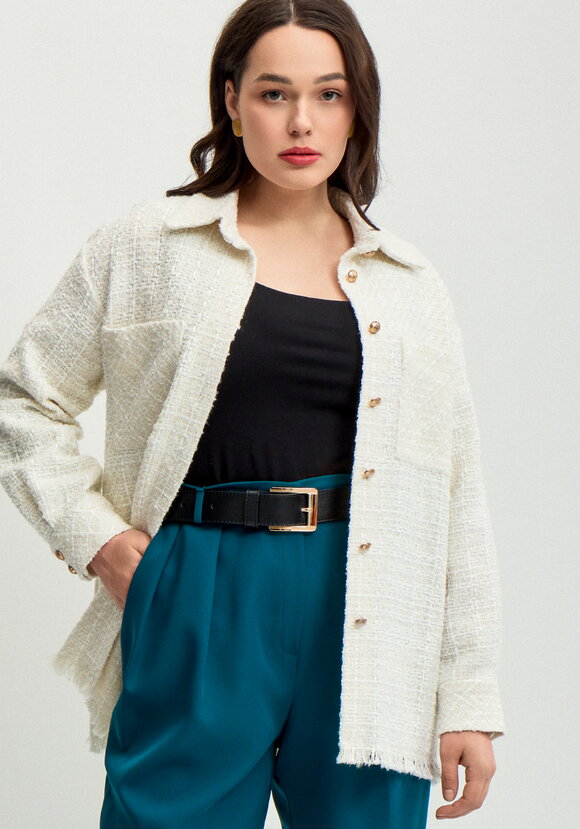 Брюки прямого кроя из костюмной ткани шир.  580, рис. 21