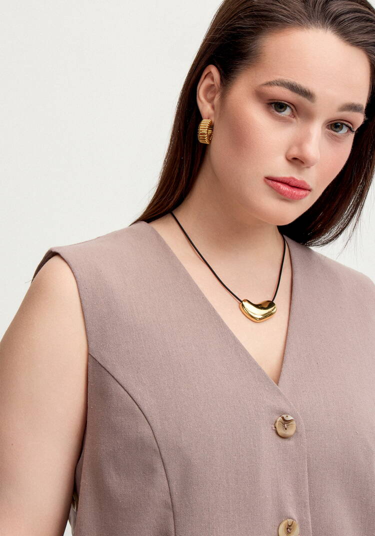 Жилет изо льна шир.  750, рис. 6