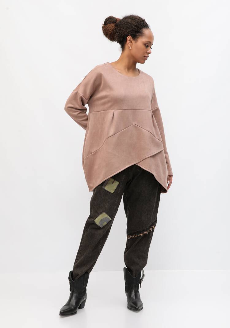 Туника из эко-замши шир.  750, рис. 15