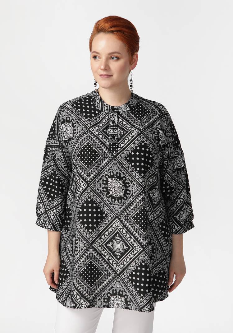 Блуза Приятное мгновение шир.  750, рис. 6