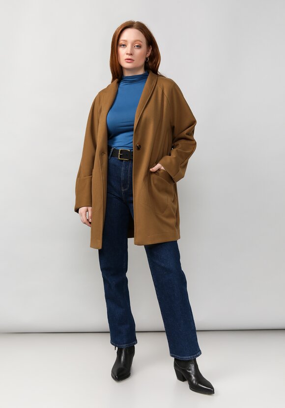 Кардиган оверсайз с воротником шаль шир.  580, рис. 11