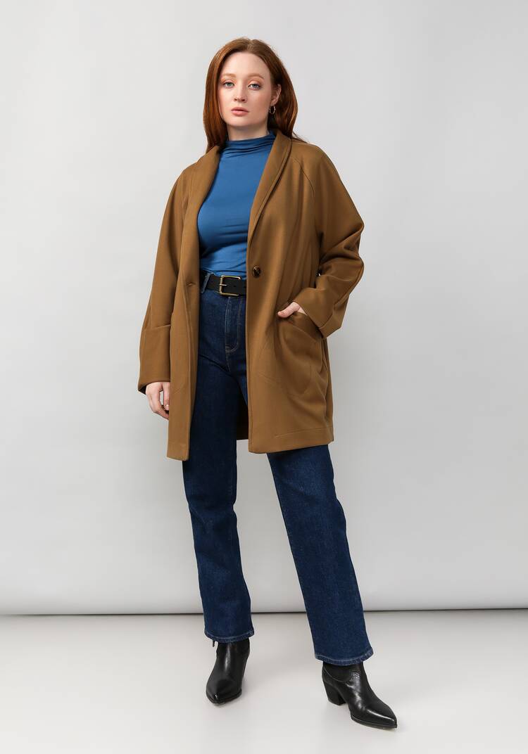 Кардиган оверсайз с воротником шаль шир.  750, рис. 11