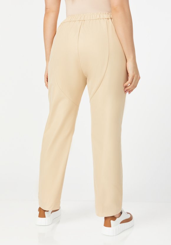 Брюки с декоративными пуговицами по бокам шир.  580, рис. 2