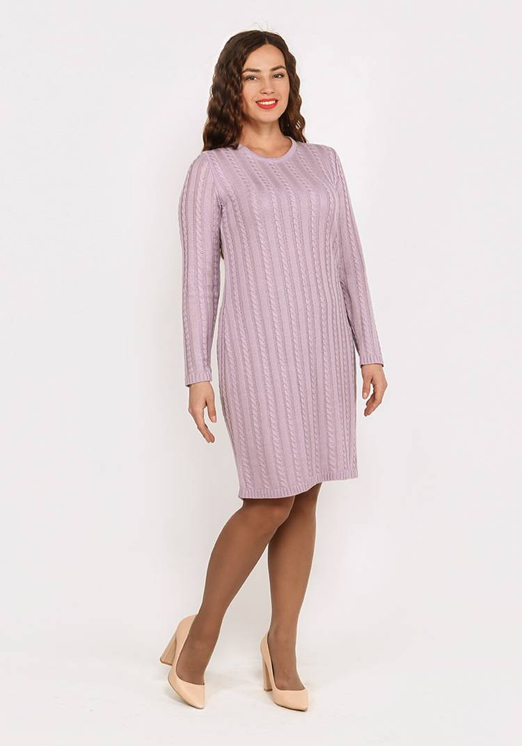 Платье прямое с вязкой косы шир.  750, рис. 12