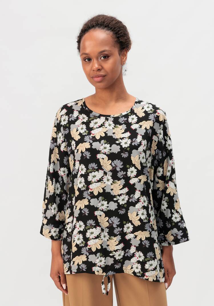 Блуза с принтом Валенсия шир.  750, рис. 19