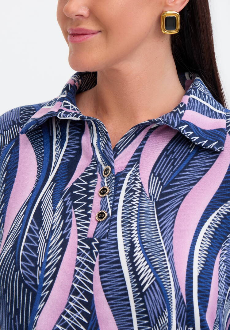 Лонгслив-поло Медея шир.  750, рис. 11