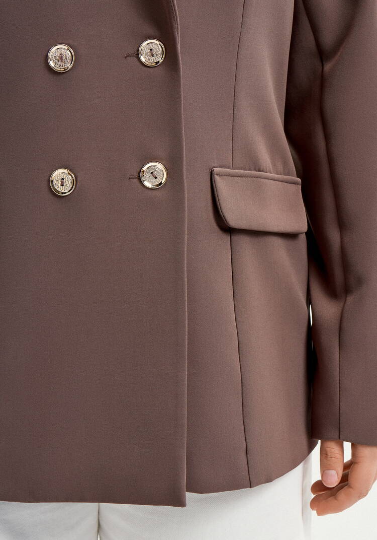 Пиджак двубортный шир.  750, рис. 22