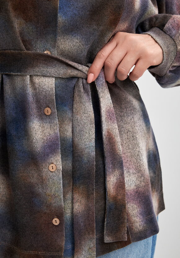 Блуза с принтом на пуговицах Ирида шир.  580, рис. 6