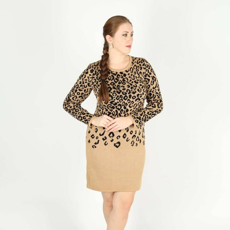 Платье прямого силуэта с принтом шир.  750, рис. 5