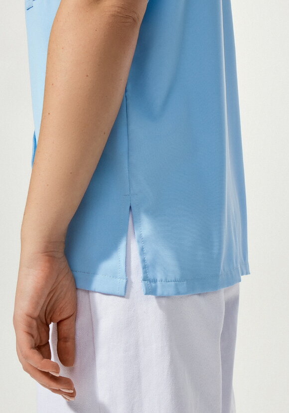 Блуза с однобортным воротником шир.  580, рис. 5