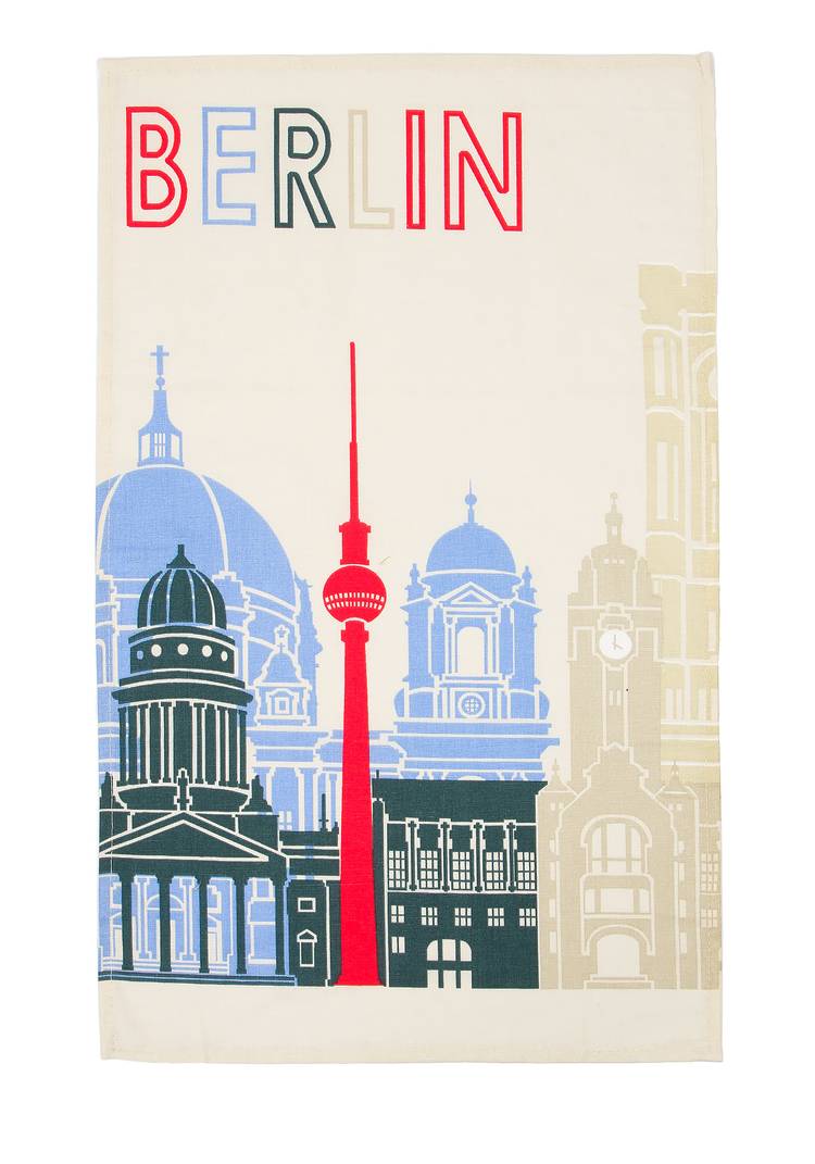 Комплект льняных полотенец  с принтом шир.  750, рис. 7