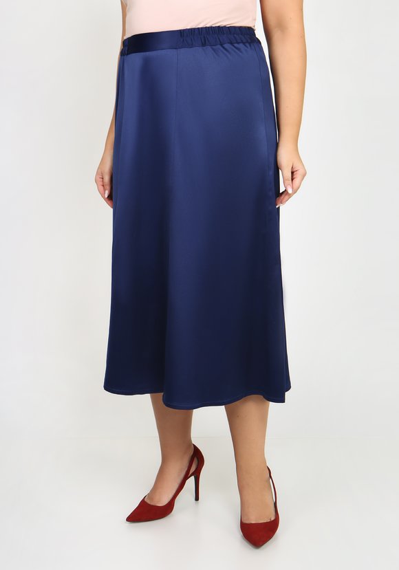Юбка миди А-силуэта купить со скидкой в интернет-магазине Леомакс