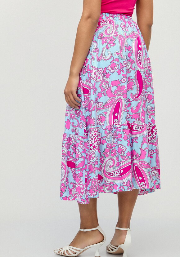 Юбка с ярусомВоздушное настроение шир.  580, рис. 11