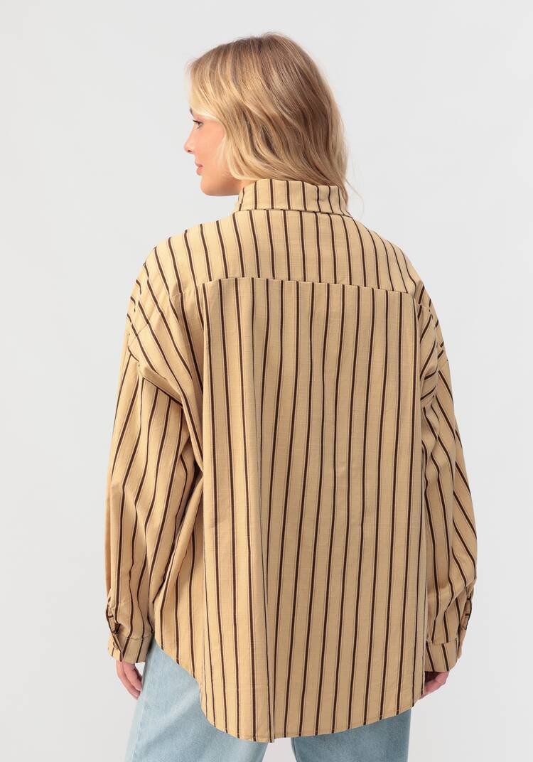 Рубашка Гвен в полоску шир.  750, рис. 3