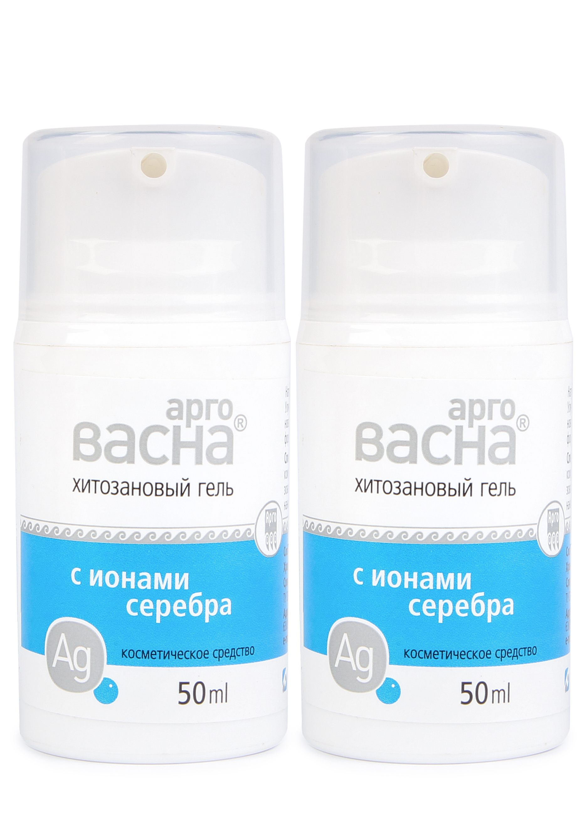 

Хитозан-гель "АргоВасна" ионы серебра, 2 шт.
