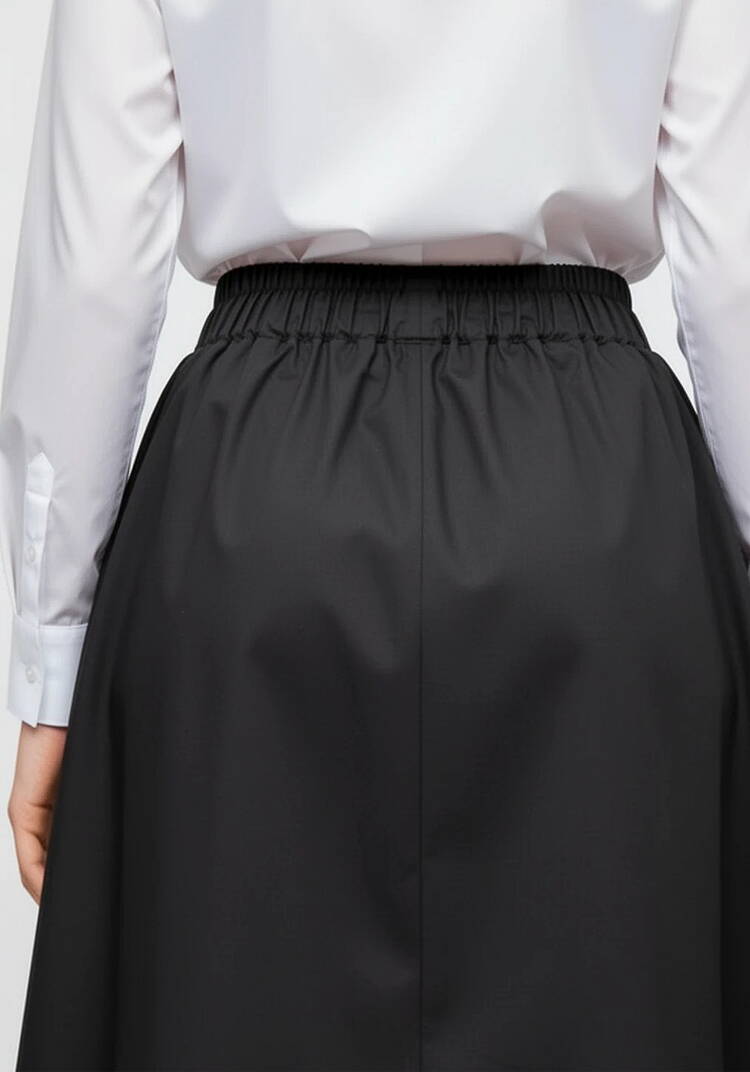 Юбка свободного кроя с кружевом шир.  750, рис. 6