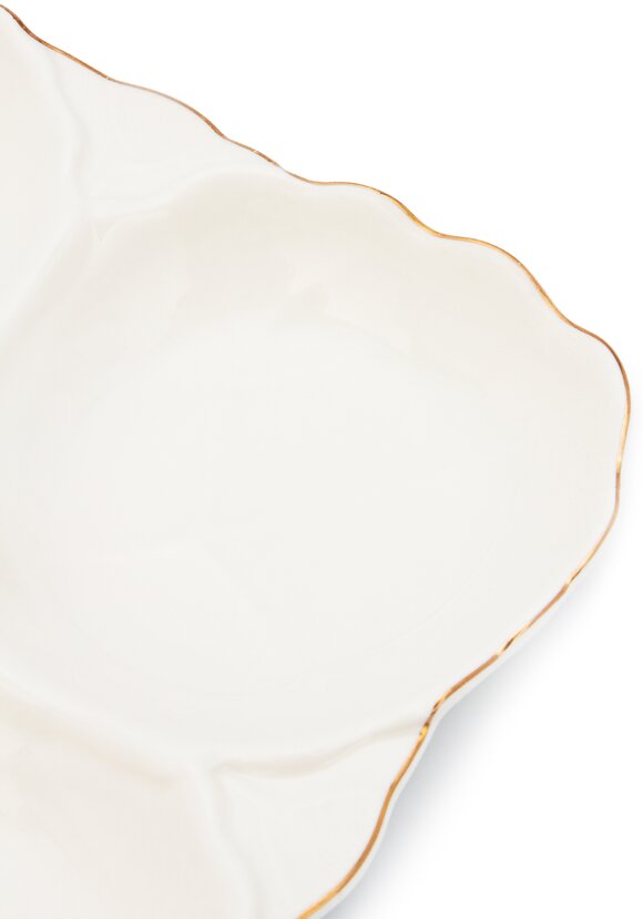 Менажница из фарфора Золотой цветок шир.  580, рис. 10