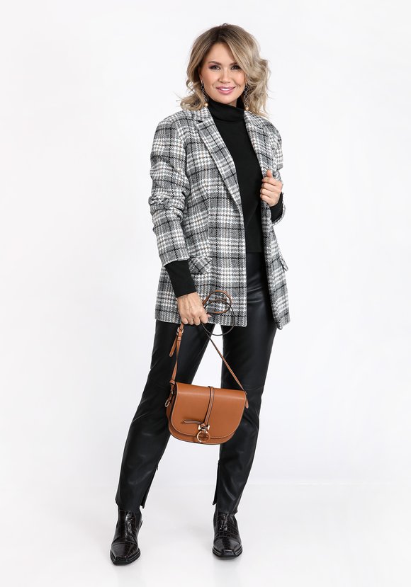 Водолазка классическая с высоким воротом шир.  580, рис. 19