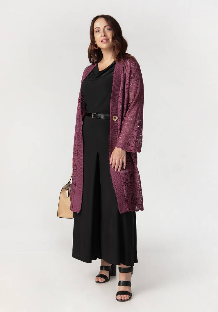 Кардиган Ажурное мгновение шир.  750, рис. 8