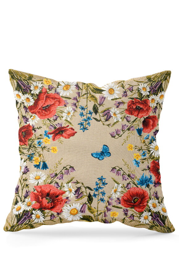 Наволочка Цветочный гобелен шир.  580, рис. 1