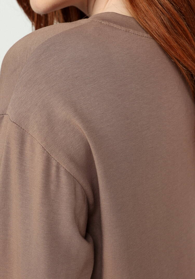 Туника свободного силуэта с разрезами шир.  750, рис. 26