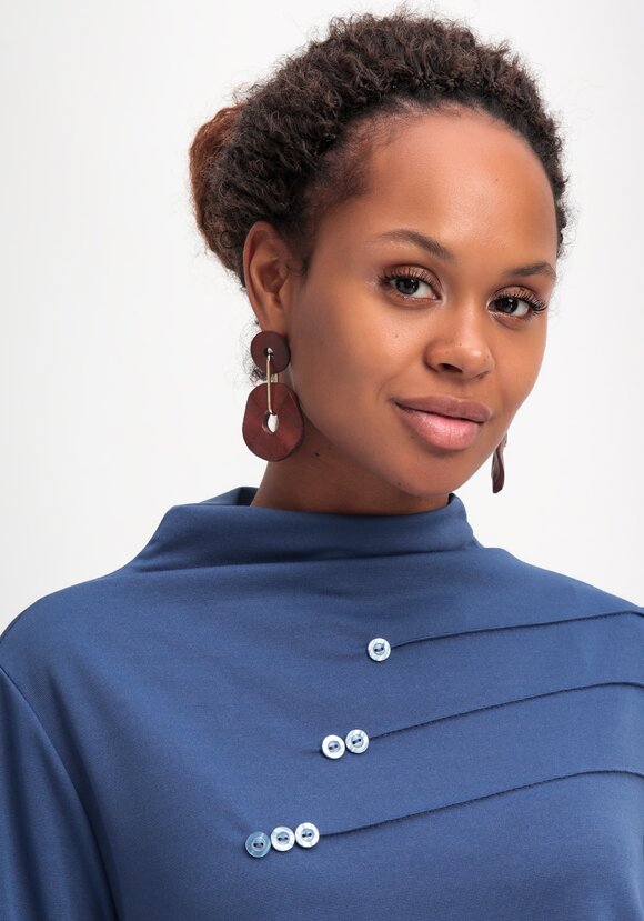 Туника свободного кроя с декором на груди шир.  580, рис. 6