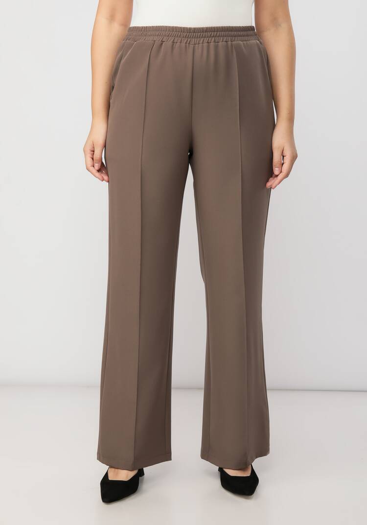 Брюки прямого кроя с комфортным поясом шир.  750, рис. 4