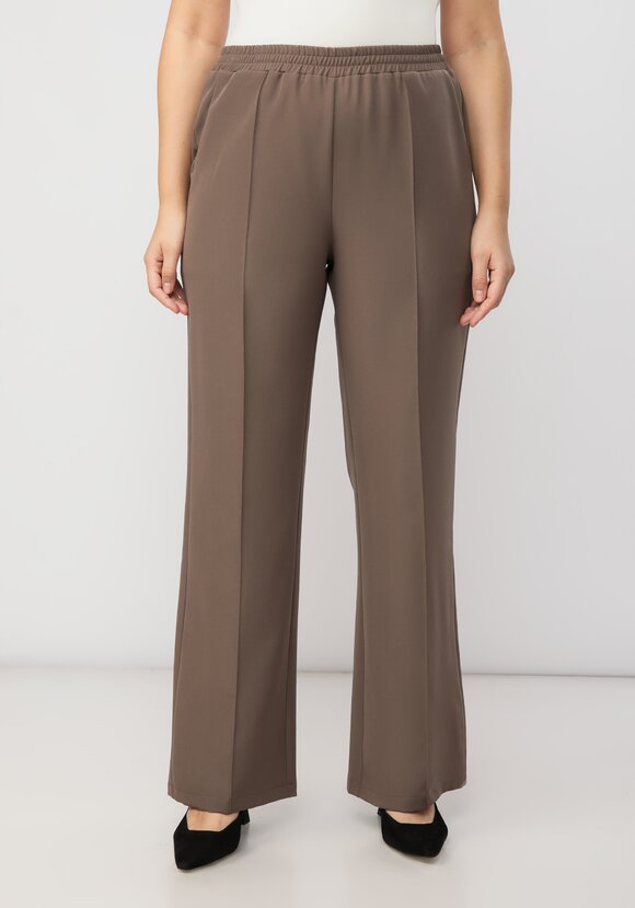 Брюки прямого кроя с комфортным поясом шир.  580, рис. 4