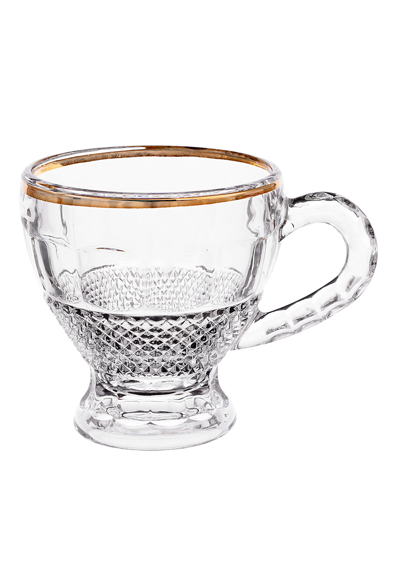 

Набор кружек "Royal Classics Brilliant gold", Прозрачный