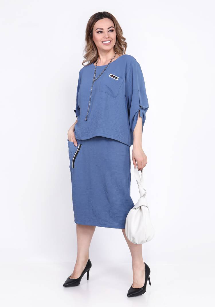 Блуза с патой на рукаве шир.  750, рис. 11