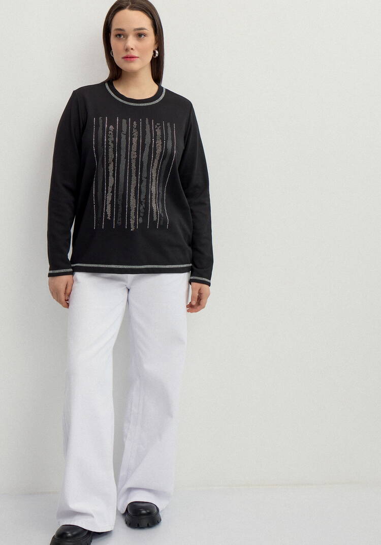 Лонгслив свободного кроя шир.  750, рис. 8