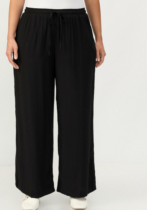 Брюки широкие на кулиске из штапеля шир.  580, рис. 18