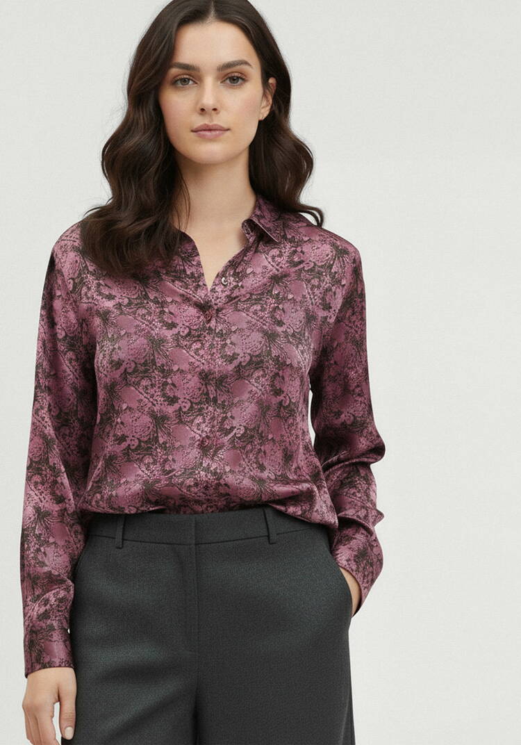 Блуза с жаккардовым узором шир.  750, рис. 19