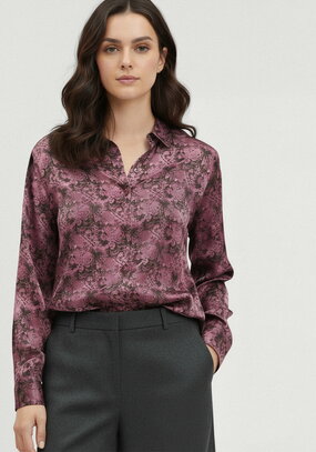 Блуза с жаккардовым узором